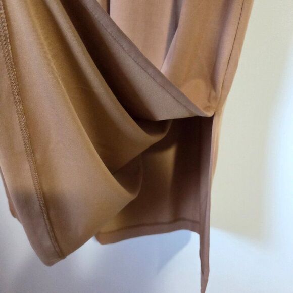 EUC LIKE NEW J JILL SUPER SOFT TAN SLIT SIDE MIDI TSHIRT DRESS SIZE SMALL - Picture 11 of 16